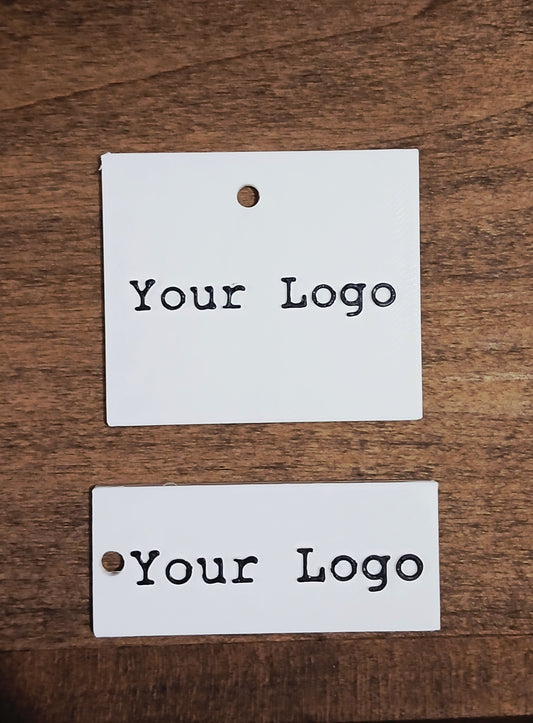 Custom Text or Logo – 3D Printed Keychain