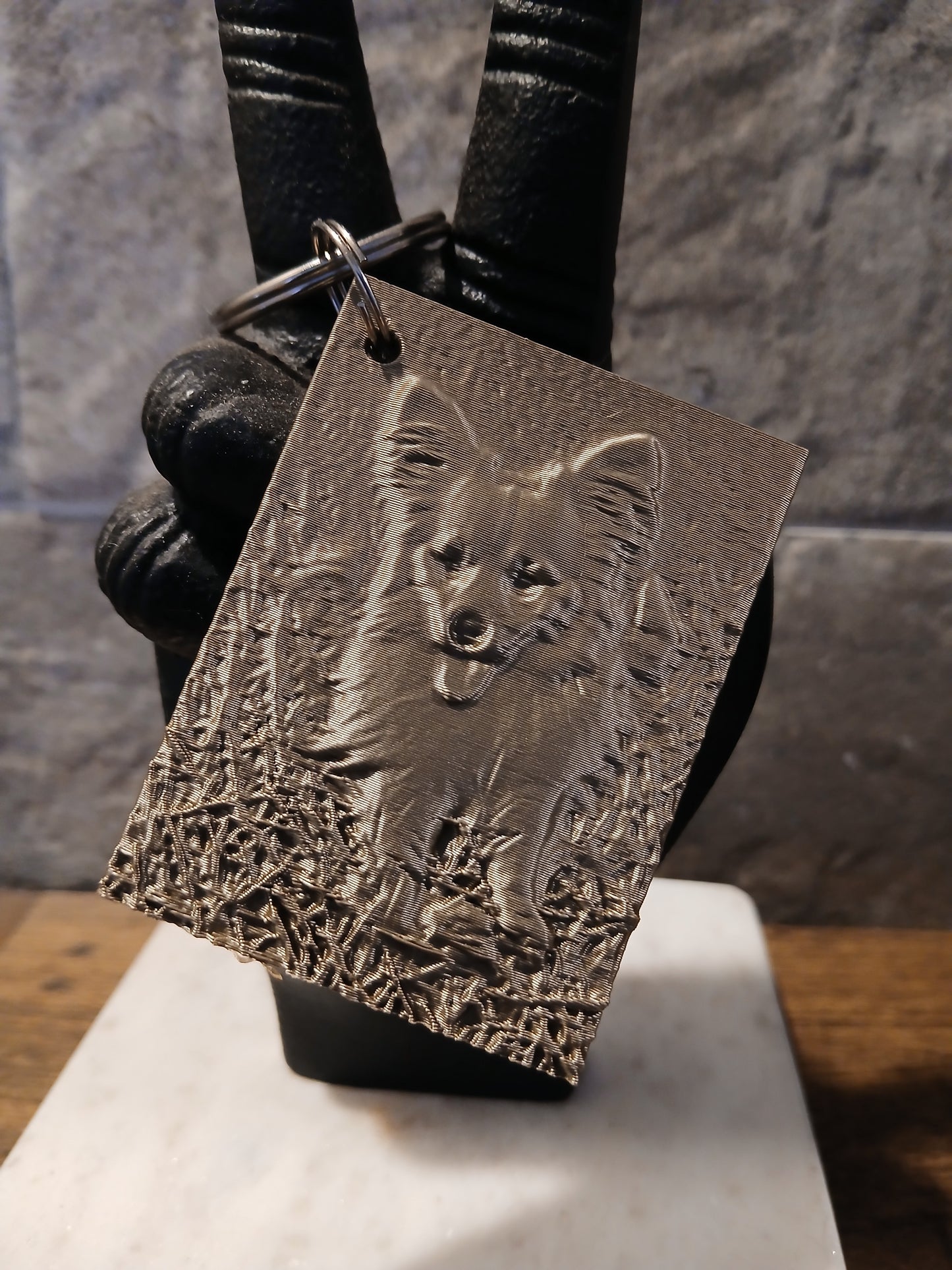 Personalized 3D Printed Relief Keychain – Custom Photo or Design