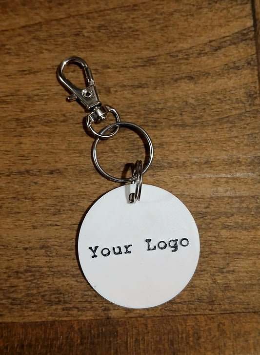 Custom Text or Logo – 3D Printed Keychain