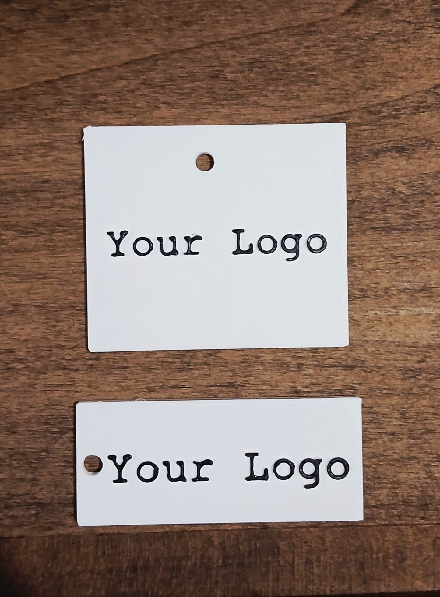 Custom Text or Logo – 3D Printed Keychain