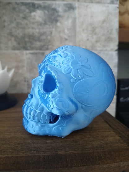 Original 3D-Printed Mexican Skull